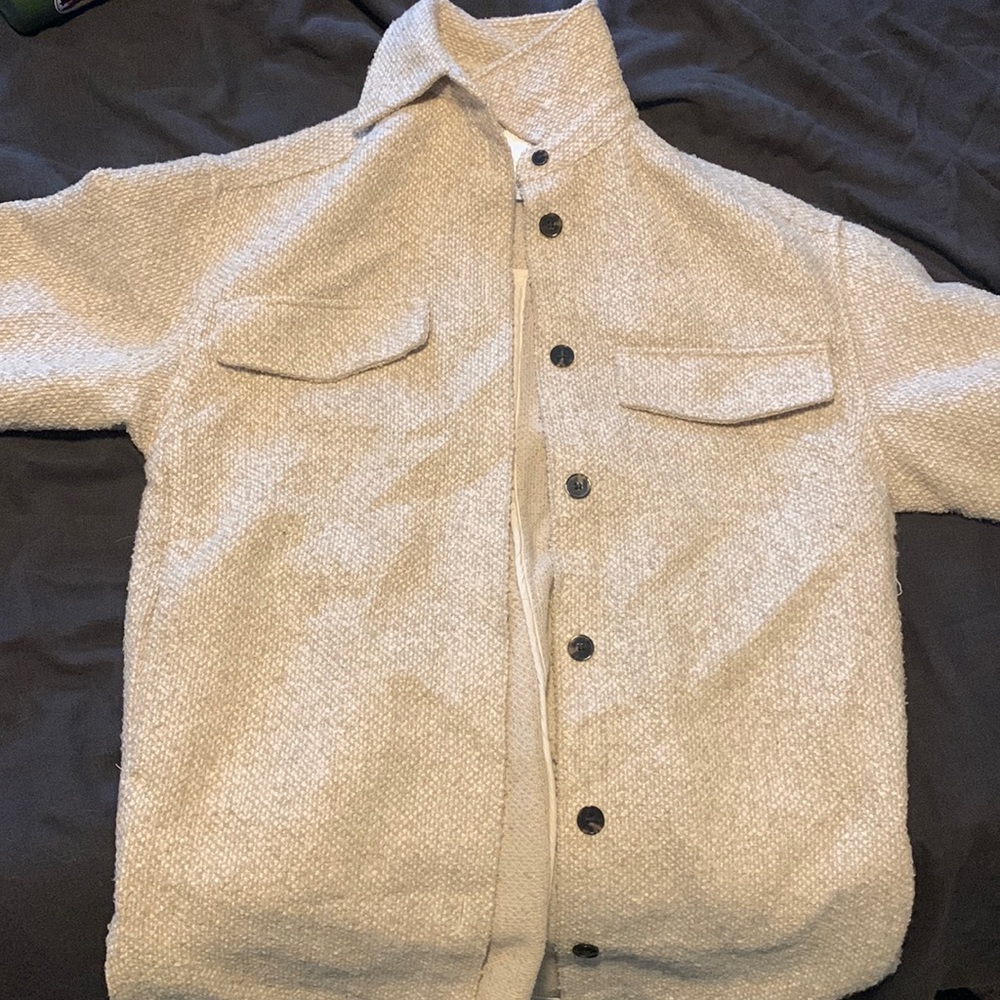 H&M Beige Tan Shacket XS